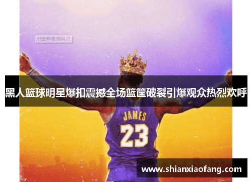 黑人篮球明星爆扣震撼全场篮筐破裂引爆观众热烈欢呼